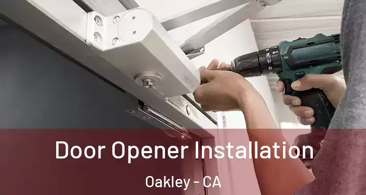  Door Opener Installation Oakley - CA