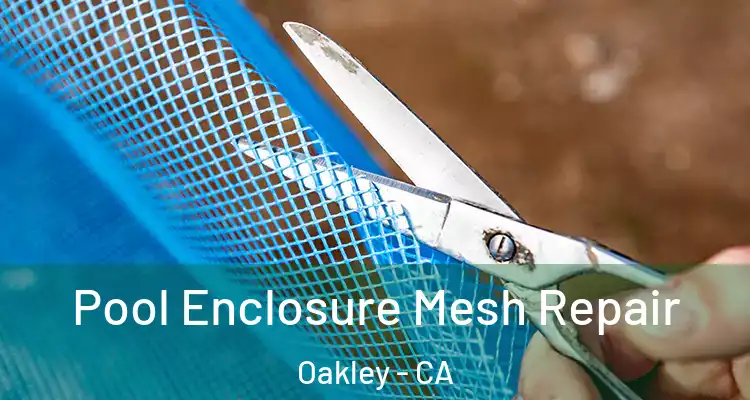  Pool Enclosure Mesh Repair Oakley - CA